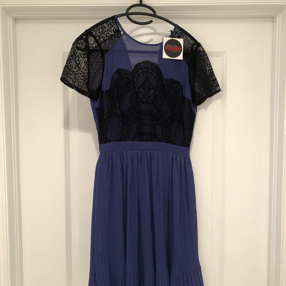 Purple/Black women dress